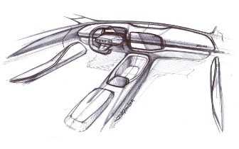 Mustang Mach-E Design Sketch